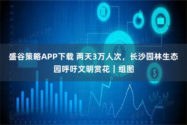 盛谷策略APP下载 两天3万人次，长沙园林生态园呼吁文明赏花｜组图