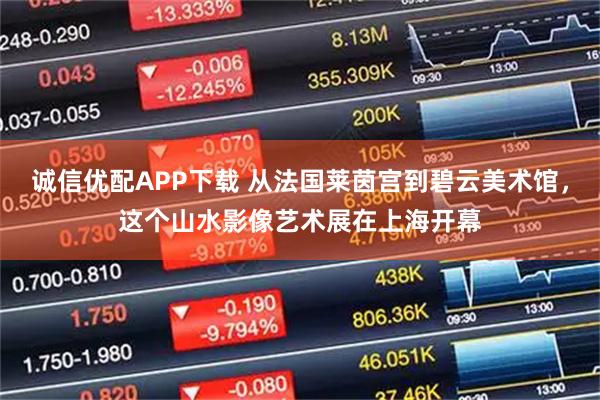 诚信优配APP下载 从法国莱茵宫到碧云美术馆，这个山水影像艺术展在上海开幕
